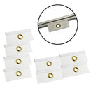 8er Set Kederöse weiß 7,5 mm für Kederschiene Wohnwagen & Wohnmobil Keder Öse – Freizeitschmiede