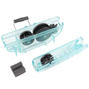 CONTEC Kettenreinigungsgerät, tropffestes Gehäuse, blau - transparent – Contec