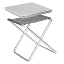 Alu Campingstuhl, klappbar, leicht, 100 Kg belastbar, bequem inkl Tischplatte – Bo-Camp