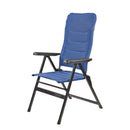 Via Mondo Campingstuhl "Piccolo Azul" 7 fach verstellbar breite Armlehen kompaktes Packmaß – ViaMondo