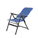Via Mondo Campingstuhl "Piccolo Azul" 7 fach verstellbar breite Armlehen kompaktes Packmaß – ViaMondo