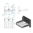 SPP Klapptritt für Anhänger Bordwand verzinkt 155x172mm – ProPlus