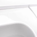 Einbauwaschbecken 900x310x310 mm, Kunststoff, weiß – Wamovo