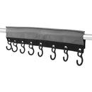 Camping Hakenleiste mit 8 Haken Kederbefestigung 7,5 mm Länge 58 cm – Diese Camping Hakenleiste sorgt für Ordnung im Vorzelt.