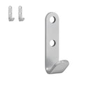 2x Garderobenhaken Kleiderhaken 52x13 mm Camping Küchenhaken, Wandhaken Metall – APT