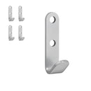 4x Garderobenhaken Kleiderhaken 52x13 mm Camping Küchenhaken, Wandhaken Metall – APT