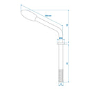 Knebel für Stützradklemme 60mm M12 Knebelfeststeller für Stützrad Klemmhalter – APT
