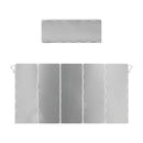 Koch-Windschutz für Gaskocher Camping Aluminium Windschutz faltbar 49 x 26 cm – APT