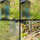 Koch-Windschutz für Gaskocher Camping Aluminium Windschutz faltbar 49 x 26 cm – APT