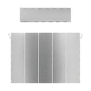 Koch-Windschutz für Gaskocher Camping Aluminium Windschutz faltbar 49 x 36 cm – APT