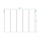 Koch-Windschutz für Gaskocher Camping Aluminium Windschutz faltbar 49 x 36 cm – APT