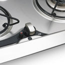 Gaskochfeld 2-flammig mit Spüle links, Gas Kocher-Spülkombination mit Glasdeckel – Dometic