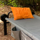 Disc-O-Bed Camping Kissen Pillow - orange/grau - Kopfkissen Reisekissen Outdoor – Disc-O-Bed