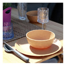 4x Koziol Schale 700ml Outdoor - 4er Set Campinggeschirr 100% organic, Holz – Koziol