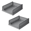 Küchenregal stapelbar 2x Ablagefach Regal Schrank Organizer Camping Aufbewahrung – APT