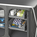 Küchenregal stapelbar 2x Ablagefach Regal Schrank Organizer Camping Aufbewahrung – APT