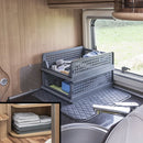 Küchenregal stapelbar 2x Ablagefach Regal Schrank Organizer Camping Aufbewahrung – APT