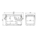 Kühl- und Gefrierbox 30L tragbar 12/24V Mini Kompressor Kühl-/Gefrierschrank – Carbest