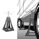 Fiamma Stützbock 4er Set, 31-44 cm, belastbar 750 kg, grau – Freizeitschmiede GmbH & Co. KG