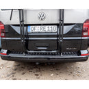 Carbest Ladekantenschutz gebürsteter Edelstahl & Carbonfolie VW T5/T6 geteilte Hecktür – Carbest