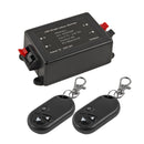 LED Funk Dimmer mit Funkfernbedienung 12-24V 8A Inline stufenlos – Haba