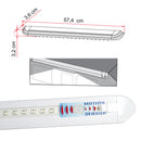 Fiamma Led Außen Leuchte mit Bewegungsmelder 12 V 31 weiße LED extra hell – Fiamma