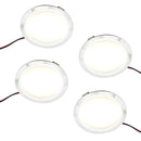 4x Einbaustrahler 12V LED-Spot 120lm Leuchte Chrom Lampe für Wohnwagen Wohnmobil – Haba