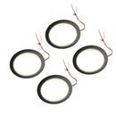 4x Einbaustrahler 12V LED Spot 120lm Leuchte Black Lampe für Wohnwagen Wohnmobil – Haba