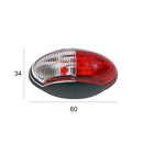 Umrissleuchte LED rot/weiß 60x34 mm, 12 - 30 Volt, LED – ProPlus