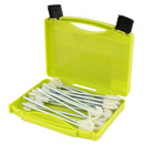 Leucht Heringe "Lunar" 20er Set in Transportbox 20 cm 6,5 mm fluoreszierend – ViaMondo