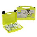 Leucht Heringe "Lunar" 20er Set in Transportbox 20 cm 6,5 mm fluoreszierend – ViaMondo