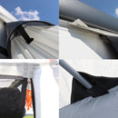Seitenzelt 260x250cm Camping Luft Vorzelt für Wohnwagen, Wohnmobil 7mm Keder – Deiwo