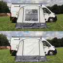 Seitenzelt 220x250cm Camping Luft Vorzelt für Wohnwagen, Wohnmobil 7mm Keder – Deiwo