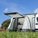 Seitenzelt 220x250cm Camping Luft Vorzelt für Wohnwagen, Wohnmobil 7mm Keder – Deiwo