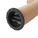 1x Endstück Warmluftaustritt Schwarz Truma für 65mm Warmluftrohre verschließbar – Truma