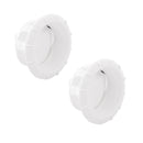 2x Endstück Warmluftaustritt Weiß Truma für 65mm Warmluftrohre verschließbar – Truma