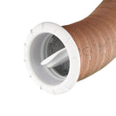 2x Endstück Warmluftaustritt Weiß Truma für 65mm Warmluftrohre verschließbar – Truma
