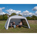 Reimo Luft Pavillon LINOSA 400 inkl. Seitenwände Gartenzelt Partyzelt UV-Schutz – Reimo