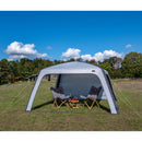 Reimo Luft Pavillon LINOSA 250 inkl. Seitenwände Gartenzelt Partyzelt UV-Schutz – Reimo