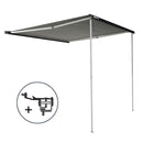 Markise F40 Pro Deep Black RoyalGrey 270cm Breite Auszug 225 cm inkl. Kit T5 T6 – Fiamma