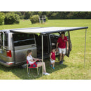 Fiamma  F40 VAN Pro Deep Black | Tuch Royal Grey | 270cm Breite , Auszug 225 cm – Fiamma