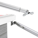 Fiamma F45 S Markise Gehäuse Weiß 260cm, Tuch royal grey + Sikaflex 522 – Fiamma F45S, die kompakte, innovative Markise.