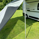 Freizeitschmiede® Sunblocker 240 / 430 x 200 cm Markise Vorderwand Sichtschutz – Freizeitschmiede