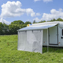 Wind- und Sonnenschutz für Markisen Vorderwand aus Netzgewebe 280-430x200cm – APT