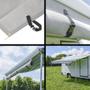 Wind- und Sonnenschutz für Markisen Vorderwand aus Netzgewebe 280-430x200cm – APT