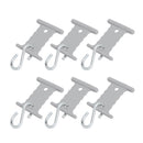 Wamovo Markisen S-Haken | Set 6 Stück | passend für 5/6mm 7/8mm Kederschienen – Wamovo