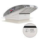 Dachfenster Maxxfan Deluxe |  transparent | 40x40cm | FFB | Dichtmasse | Rollo – Maxxair