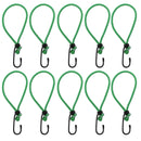 10x Metallhaken mit elastischer Expander Schlaufe für Anhängernetze, Planen – ProPlus