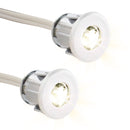 2x Einbaustrahler 12V Mini LED-Spot 50lm Leuchte Chrom für Wohnwagen, Wohnmobil – Haba