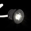 4x Einbaustrahler 12V Mini LED-Spot 50lm Leuchte schwarz für Wohnwagen Wohnmobil – Haba